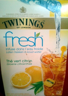Twinings fresh thé vert citron