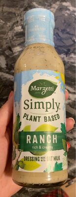 Simply plant based ranch front packaging