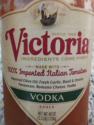 Vodka Sauce front packaging