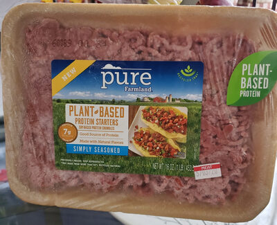 Simply seasoned plant-based protein starters, simply seasoned front packaging