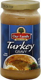 Turkey gravy front packaging