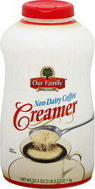 Creamy original coffee creamer front packaging