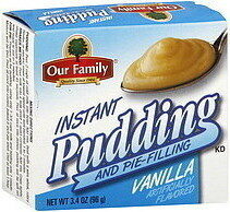 Vanilla instant pudding & pie filling