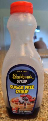 Blackburn's Syrup Sugar Free Syrup