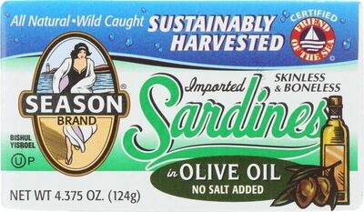 Sardines In Olive Oil front packaging