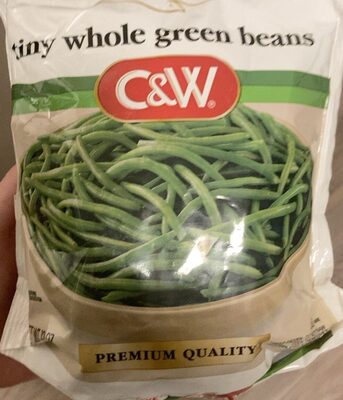 Tiny whole green beans
