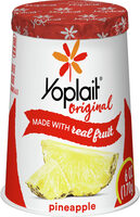 Yoplait Original Pineapple Low Fat Yogurt