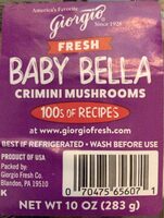 Baby bella crimini mushrooms