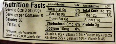 Baby bella mushrooms nutrition facts table