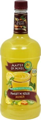 Sweet n' sour drink mix ready to use liter bottle