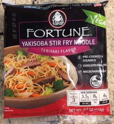Teriyaki Noodle front packaging
