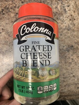 Fine grated cheese blend