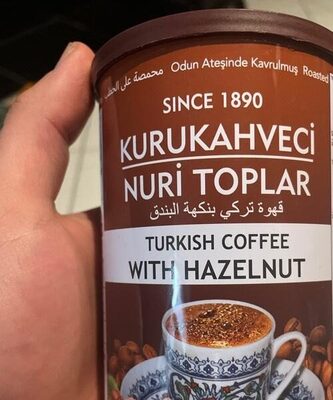 Turkish coffee with hazelnut