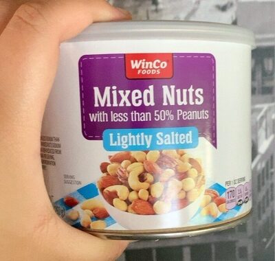 Mixed nuts front packaging
