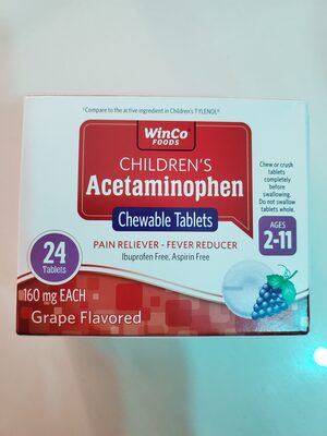 WinCo Children's Acetaminophen
