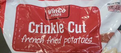 Crinkle Cut french fried potatoes front packaging