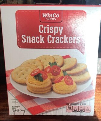 Crispy snack crackers