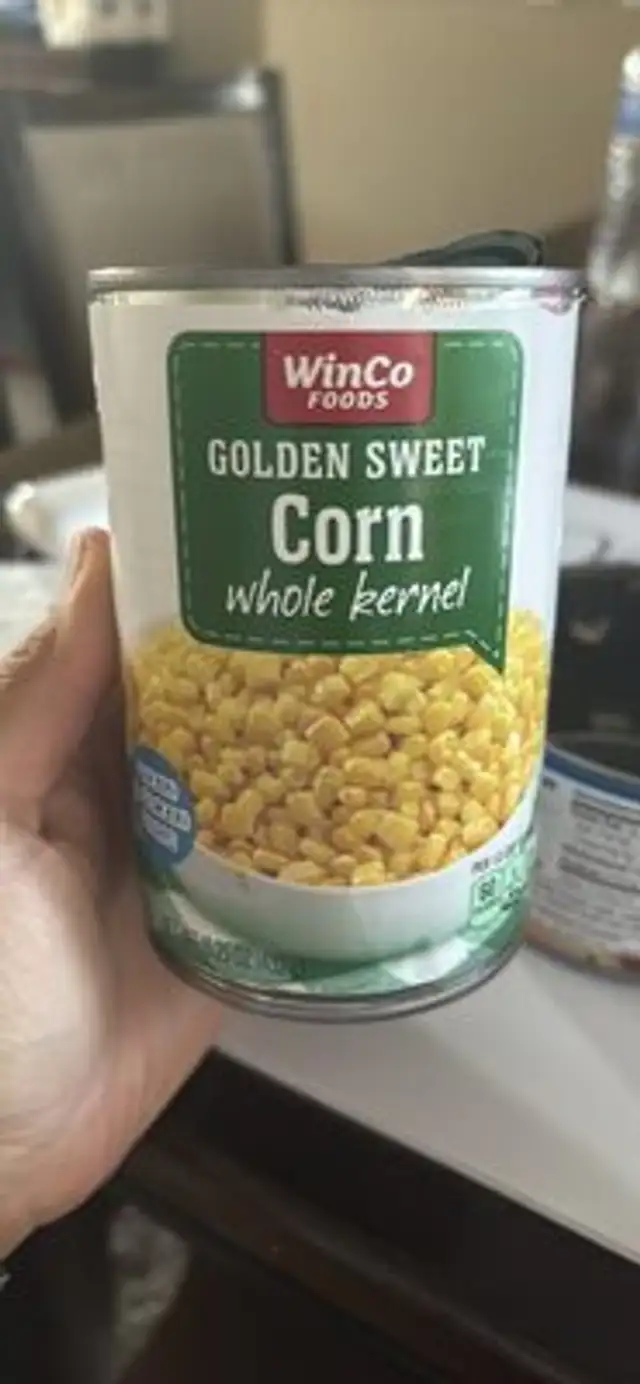 Golden Sweet Corn whole kernel nutrition facts table