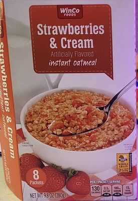 Strawberries and Cream Instant Oatmeal