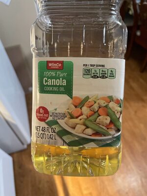 100% Pure Canola Cooking Oil
