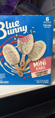 MINI BARS STRAWBERRY SHORTCAKE