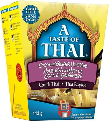 A taste of thai, coconut ginger noodles