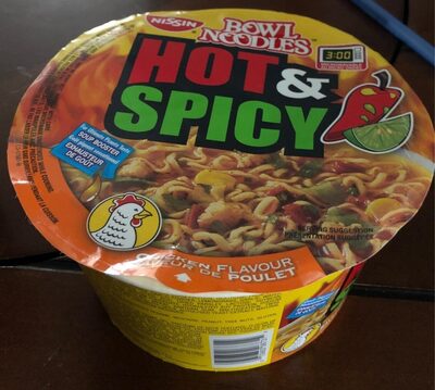 Hot & spicy ramen front packaging
