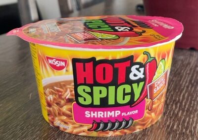 Hot & Spicy Shrimp Ramen Noodle Soup