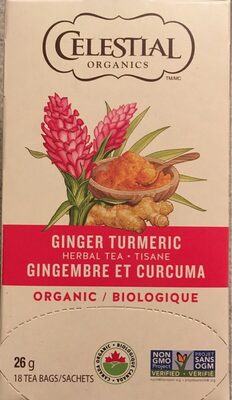 Organic Ginger & Turmeric Herbal Tea