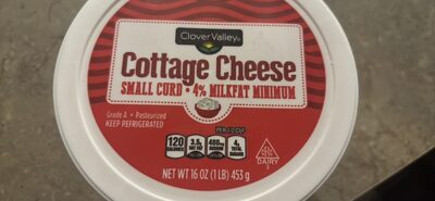 Cottage Cheese Small Curd 4% Milkfat Minimum front packaging