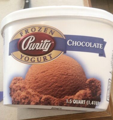 Frozen chocolate yogart