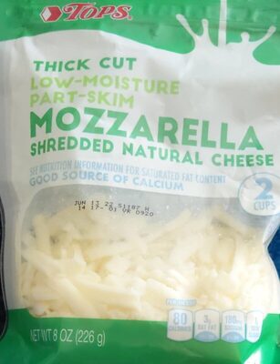 Thick Cut Shredded Mozzarella Cheese
