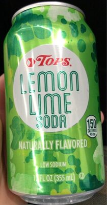 Tops lemon lime soda