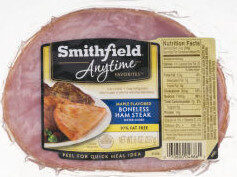 Anytime favorites maple flavored boneless ham steak