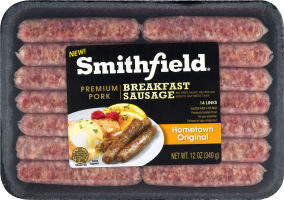 Premium pork breakfast sausage hometown original