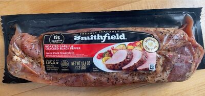 Roasted Garlic & Cracked Black Pepper Pork Tenderloin front packaging