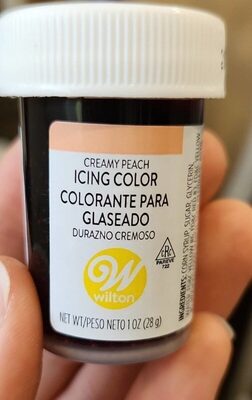 Creamy Peach Icing Color