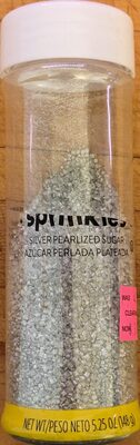 Silver Pearlized Sugar Sprinkles