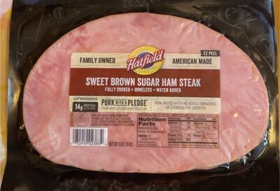 Ham Steak Sweet Brown Sugar