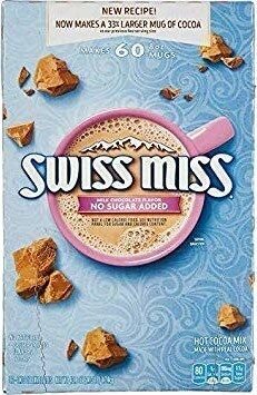 Milk chocolate flavor no sugar added hot cocoa mix