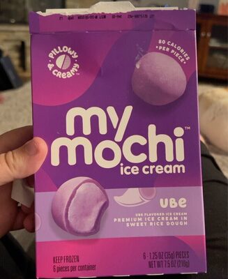 Ube flavored mochi
