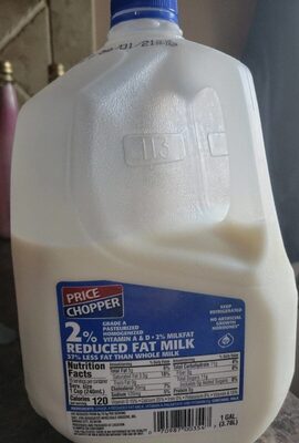 2% Reduced Fat Milk