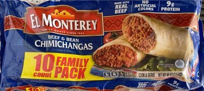 Beef and Bean Chimichangas