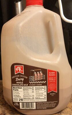 Whole Chocolate Milk front packaging