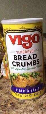 Seasond bread crumbs front packaging