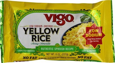 Low sodium yellow rice
