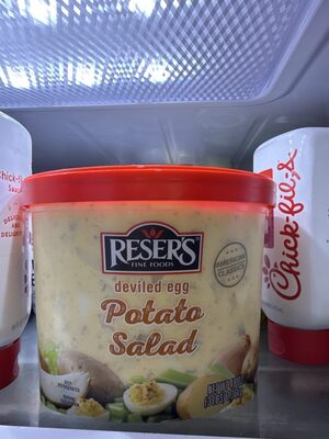 Deviled egg potato salad, deviled egg