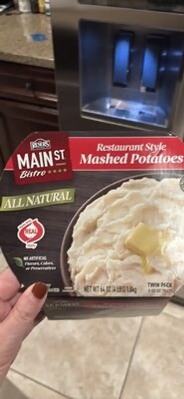 Mashed Potatoes front packaging