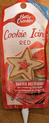 Red Cookie Icing