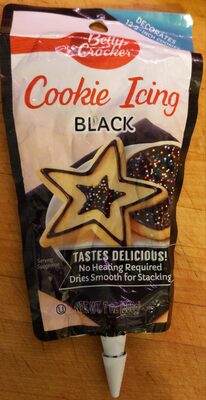 Black Cookie Icing